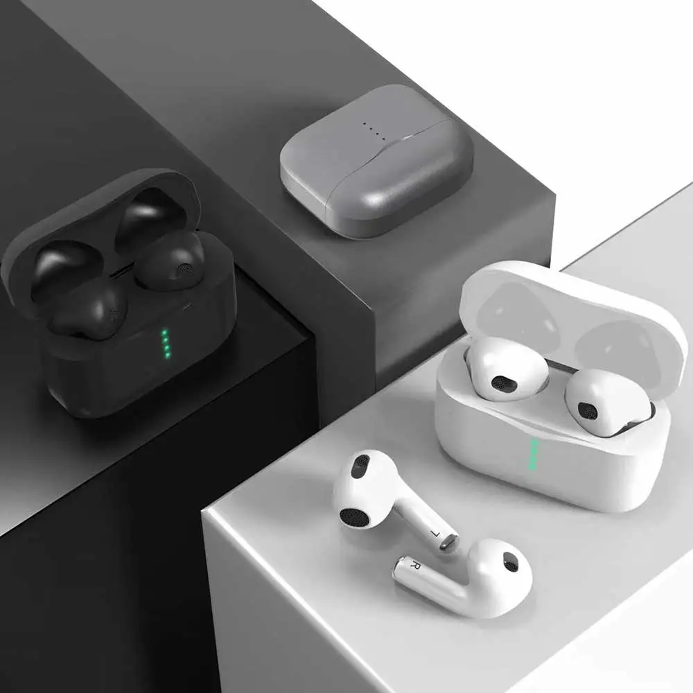 TWS earbuds and easy to carry and wear comfortable half-in-ear design ENC noise reduction Hall switch  LED lights display power