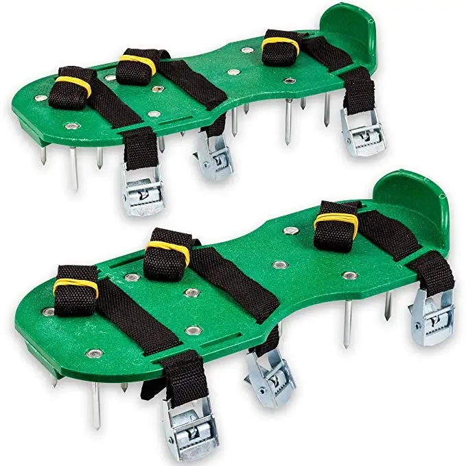 Adjustable Lacing 26 Nail And 8 Nail Lawn Aerated Xie Grass Shoes For Heavy Duty Gardens