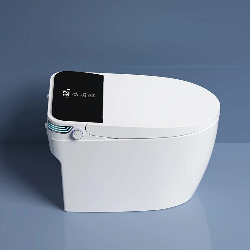 New arrival floor mounted app remote voice control self cleaning electric smart bidet toilet