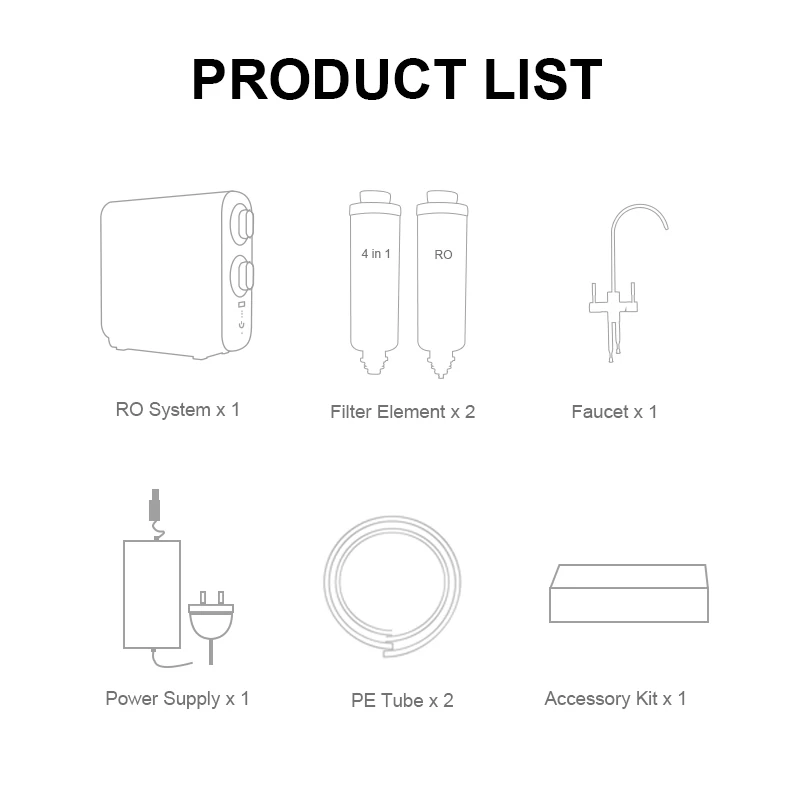 Nobana 600G Wholesale Under Sink RO Drinking Water Purifier