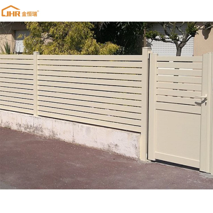 Long Warranties Bordered Strip Fence Colour Aluminum Fencing Black 5ft 4ft DIY Metal Fence For Houses