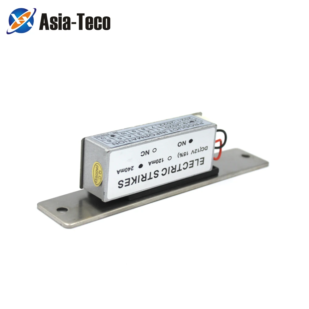 Electric Strike Door Lock For Access Control System Fail secure or Fail safe NC/NO 12V Narrow-type 12V No feedback