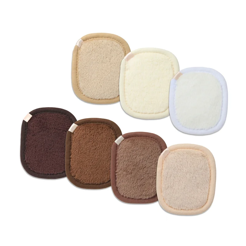 High Quality Dual-sided Low-pile Microfiber Soft Lint-free Hypoallergenic Antibacterial Luxury Eco-friendly Makeup Removal Cloth