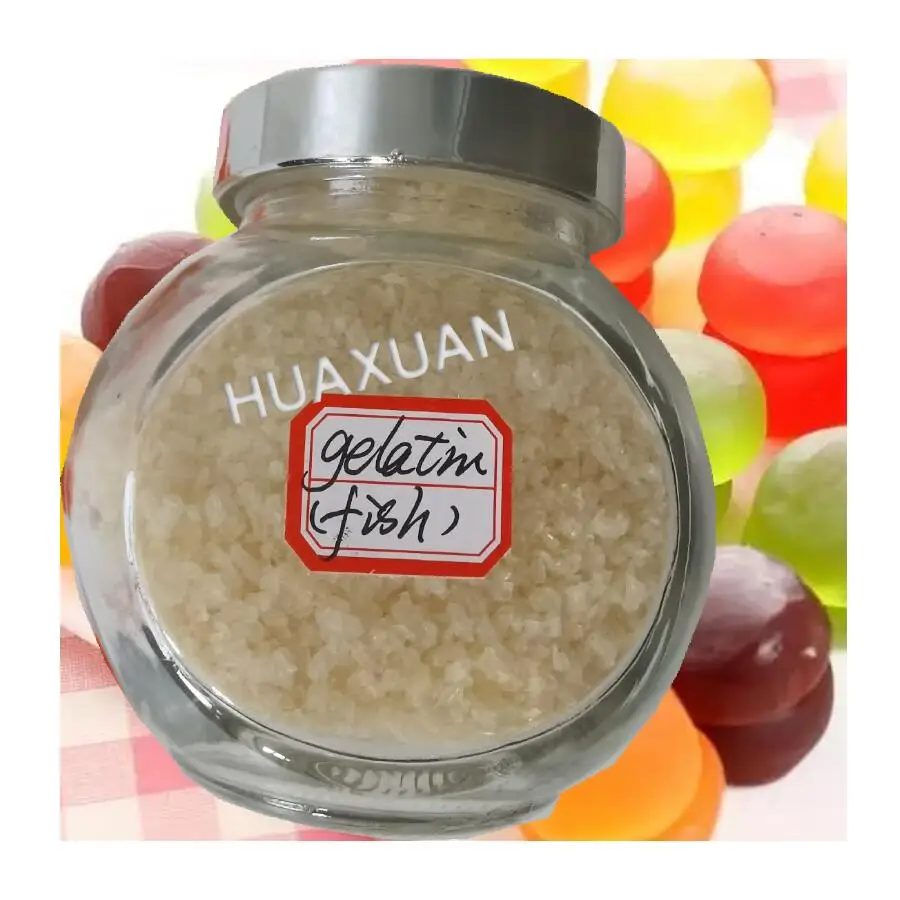 Gelatin is compatible with plant colloids (such as agar/alginate/carrageenan/pectin) and is used in candy gelatin fine powder