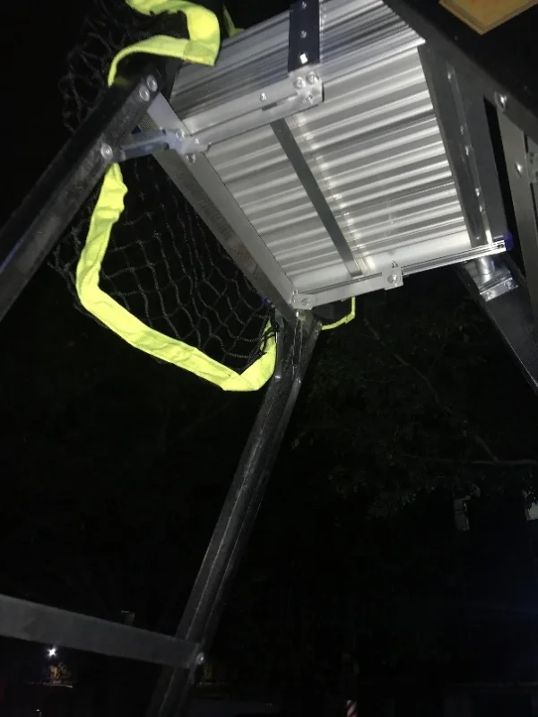 EN131 factory direct FRP platform ladder fiberglass insulated step ladder with handrail