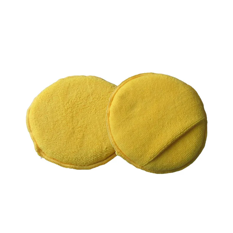 
Wholesale 5 Inch colorful microfiber applicator Car Detailing Microfiber Wax Polishing Sponge Applicator Pad 