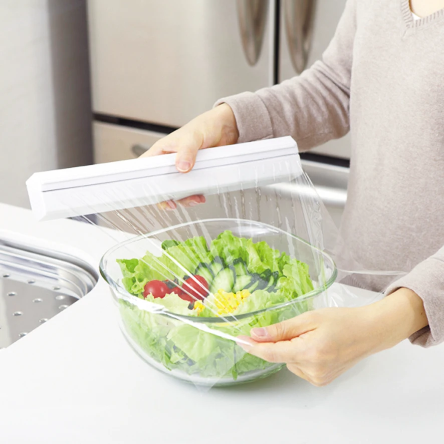 Plastic Saran Wrap Food Grade Clear Saran Wrap 12 Inch 300 ft Roll BPA Free Microwave Safe Kitchen Food Saran Wrap