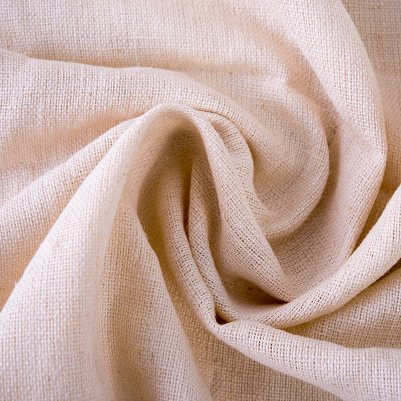 
Factory Directly Wholesale Woven Medium Weight Canvas Fabric Hemp Cotton Woven Canvas For Clothing 