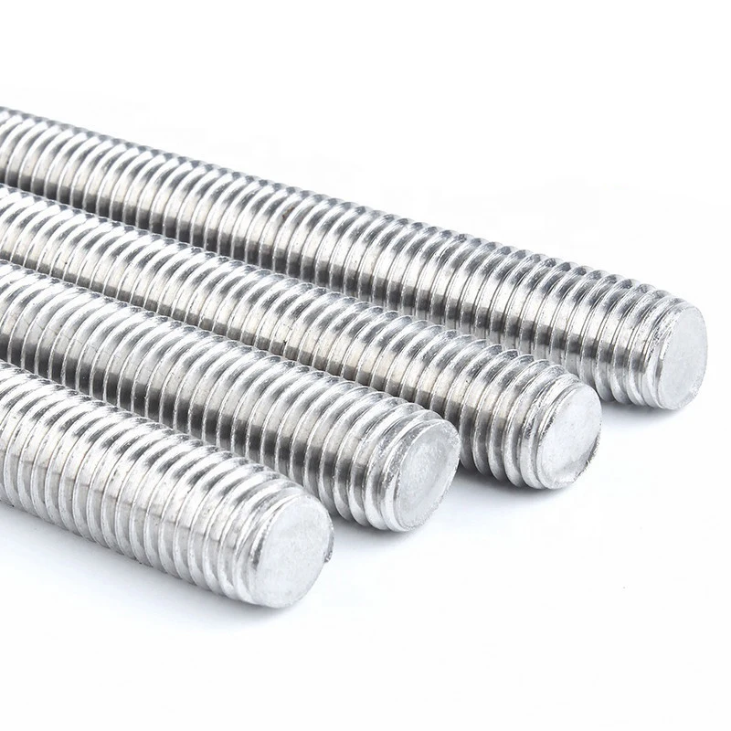 DIN 975 ASTM B348 Gr. 5 Titanium Threaded Rod for Chemical Use
