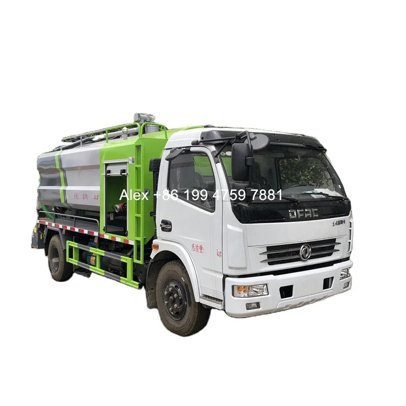 4x2 10cbm Dongfeng Euro 6 vacuum trucks for sale