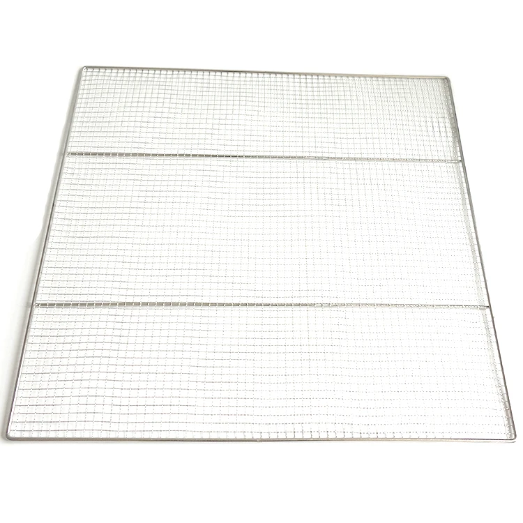 Металлические прочные прямоугольные закругленные решетки для гриля