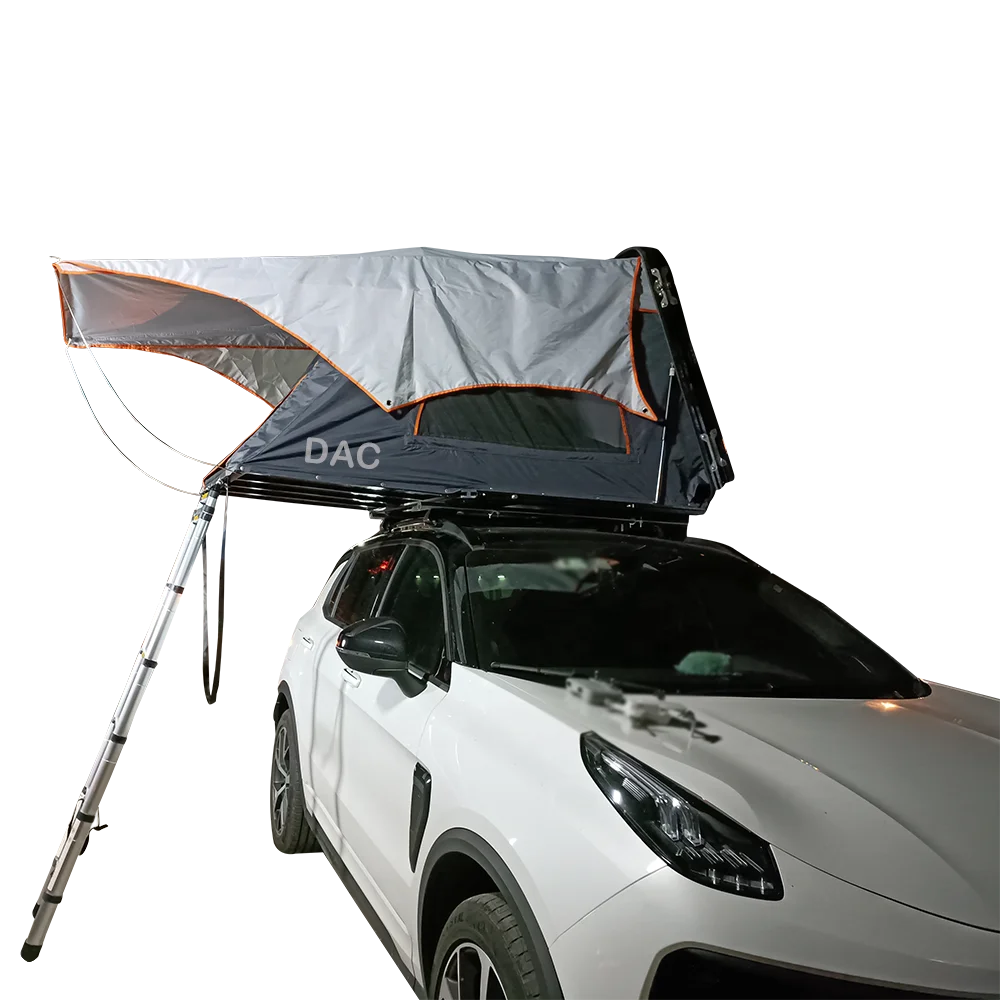 Outdoor Hard Shell Rooftop Tent for Offroad Camping 2-3 Person Car Roof Top Tent Vehicle SUV Roof with Ladder