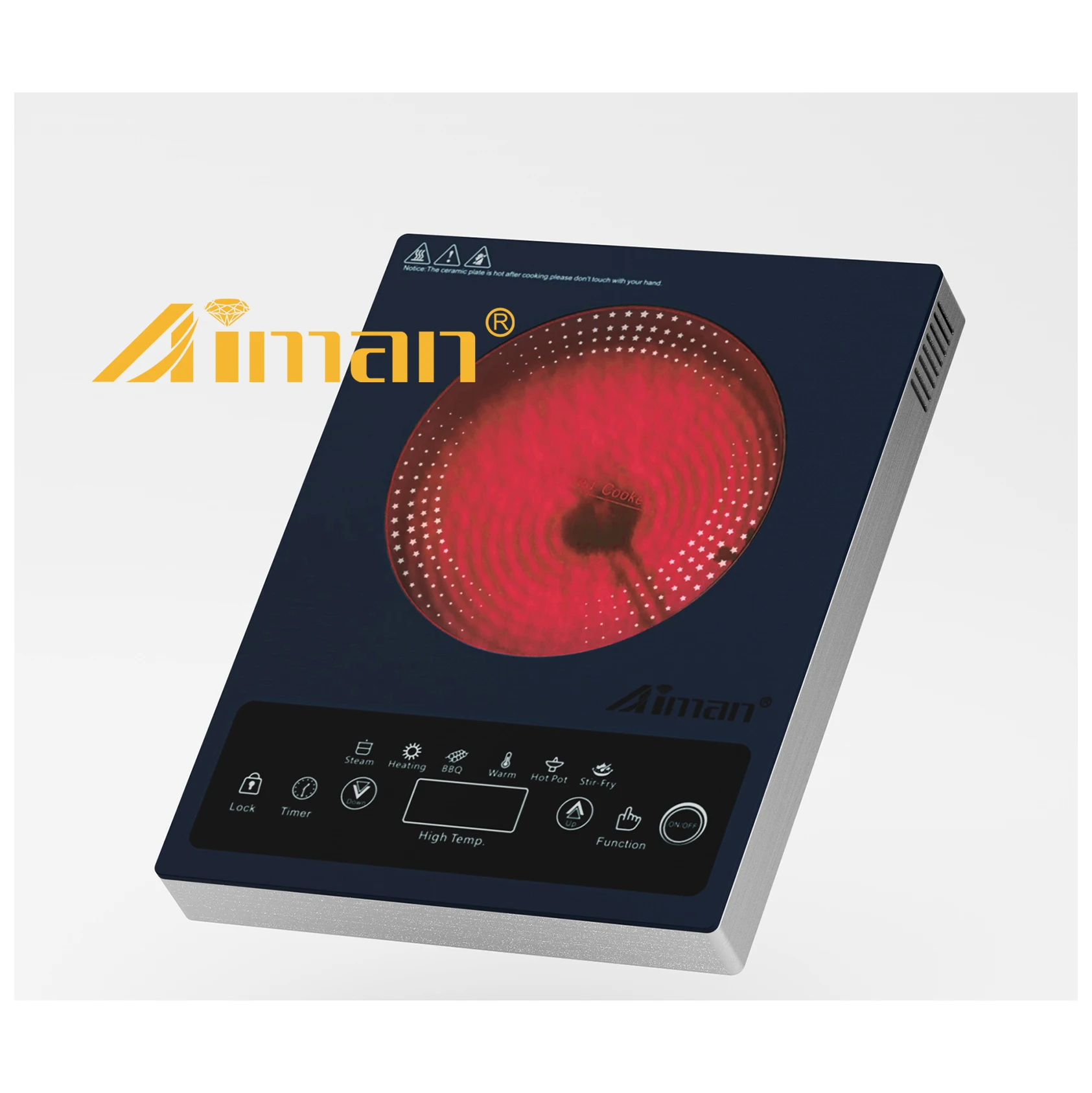 Silver Crest SC-7038 Electric Ceramic Stove Infrared Cooker Multifunction Digital Burner Glass Ceramic Cooktop