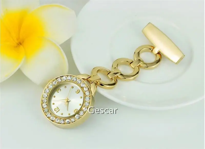 
New arrival Shining Dionmand Alloy Paramedic Equipment Nurse Watch Birthday Gift Nurse Watch Quartz Movement 