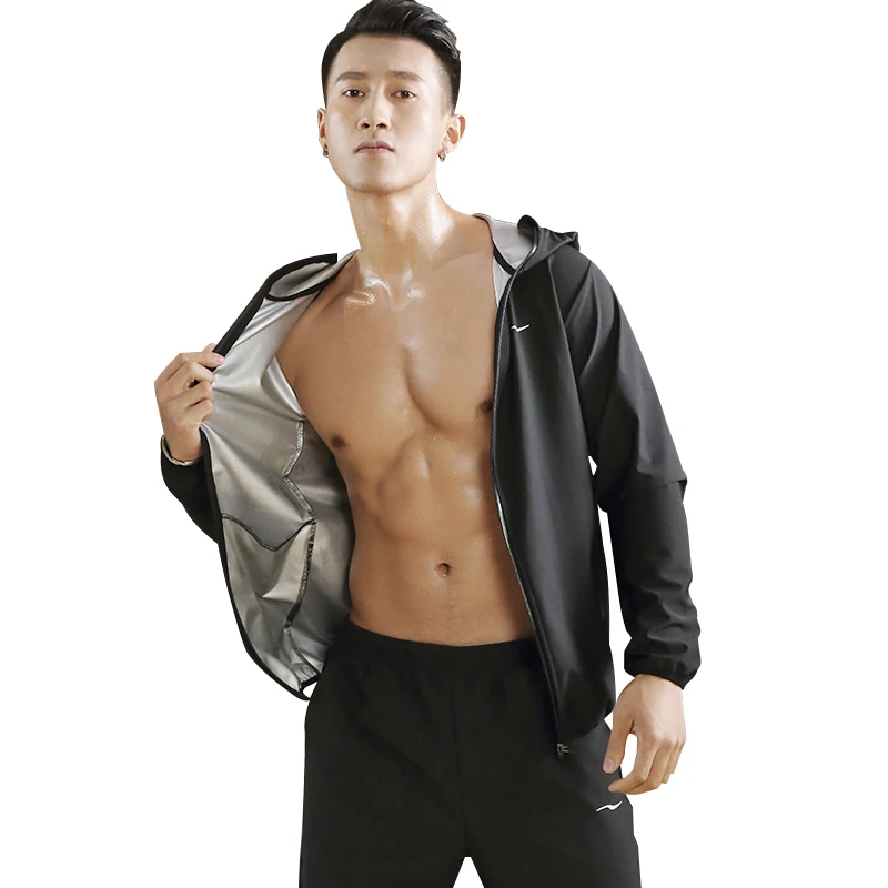 Hot Selling Cheap Price Sauna Suit Fitness Weight Loss Exercise Gym Training Customized Sauna Suit Jacket Sweat Track