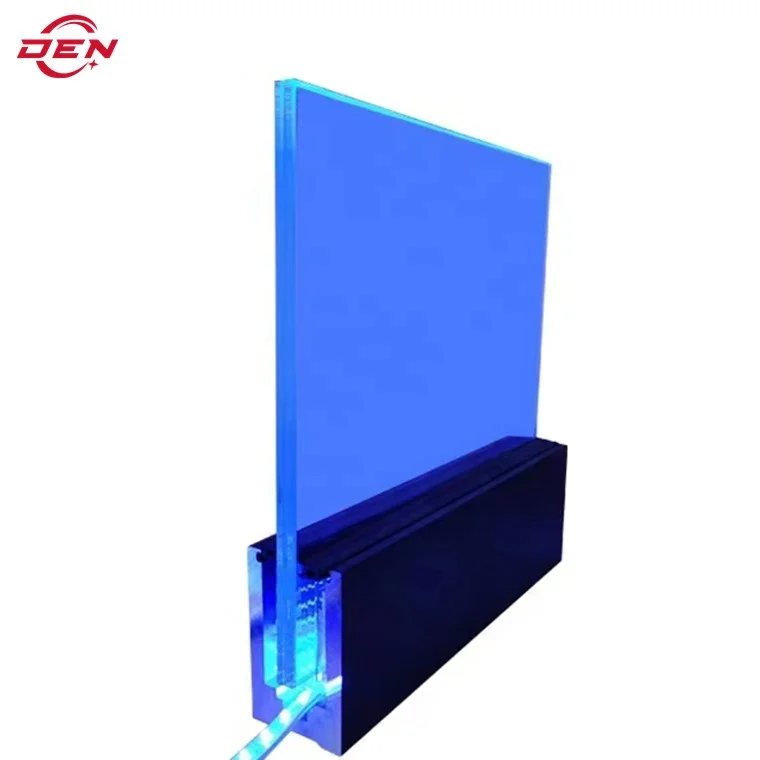 terrace aluminum u channel railing balustrade fence clamp base shoe porch deck glass railing stairs handrails railing balcony