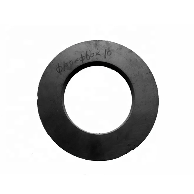 High Quality Black Magnet Multipole Ferrite Ring Magnet for Electric Motor D100*60*10