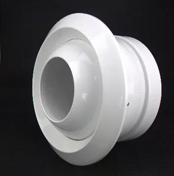 Hvac Ventilation Adjustable Aluminum Alloy Jet Spout Nozzle Ball Type air Diffuser