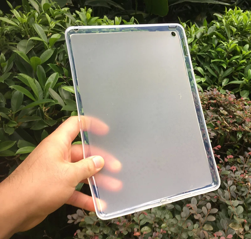 Gel Silicone clear black soft TPU universal tablet protective cover case for iPad 10.2 inch 2019/2020/2021 7th/8th/9th