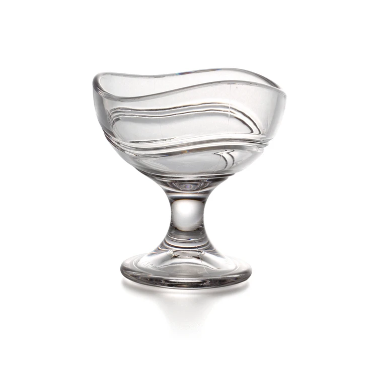 guangzhou restaurant supply reusable polycarbonate clear plastic dessert cup