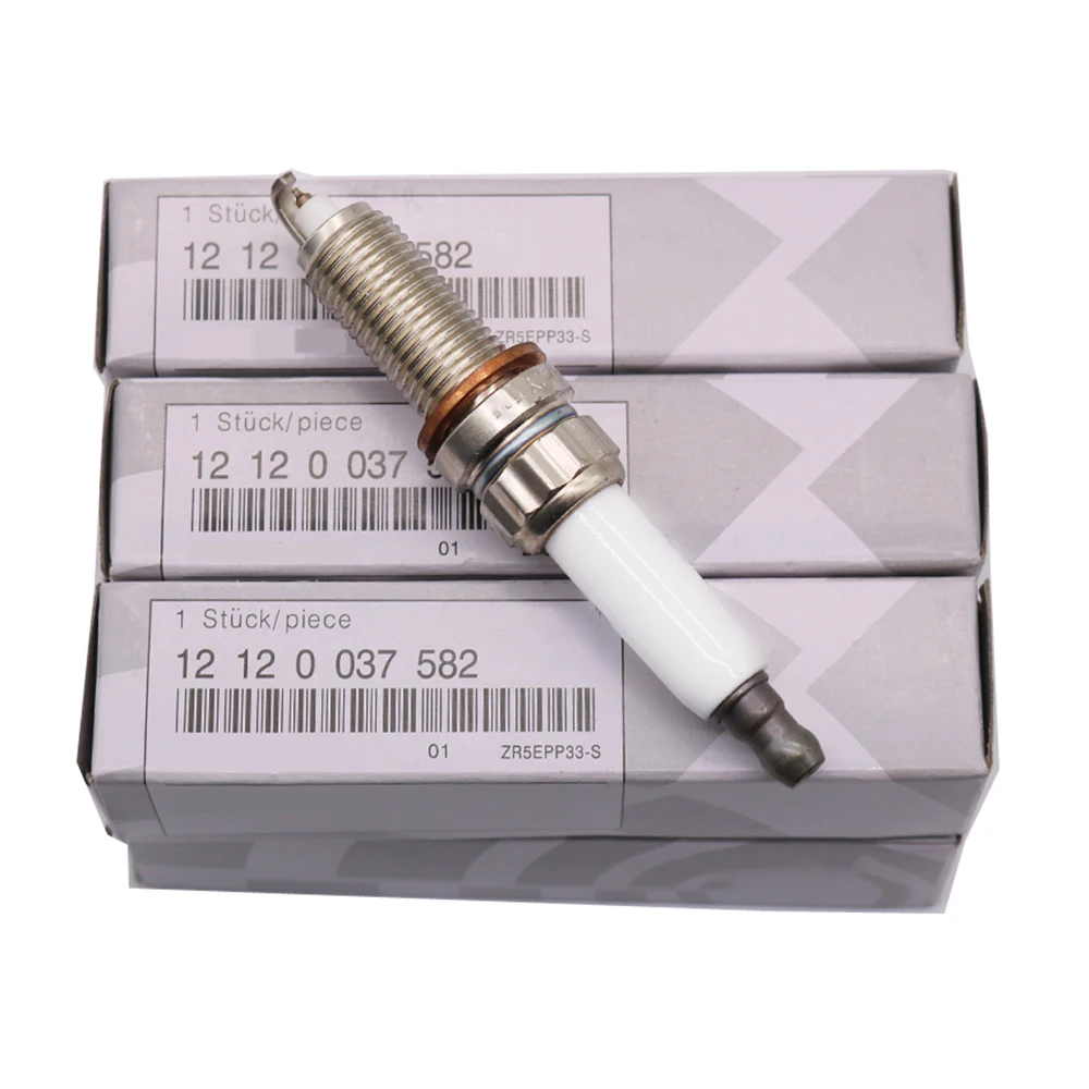 High Rated Car Accessories Iridium Bujias Car Spark Plugs 12120037582/12 12 0 037 580/12 12 0 037 581 For BMW