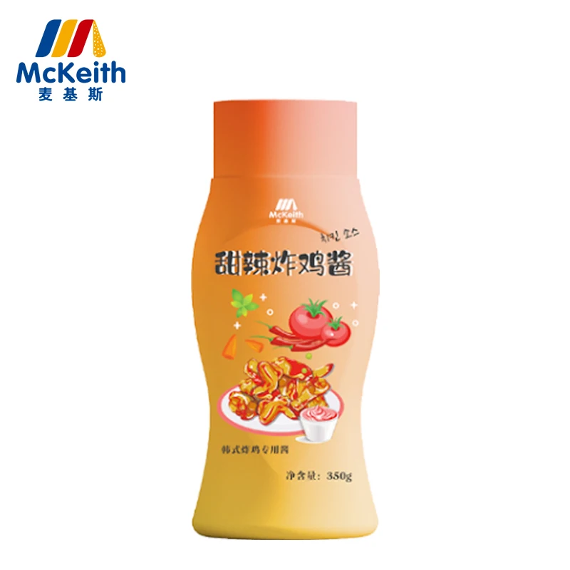 Hot Sale Fried Chicken Sauce Chain Store/Restaurant Usage 350g Sweet Spicy Sauce