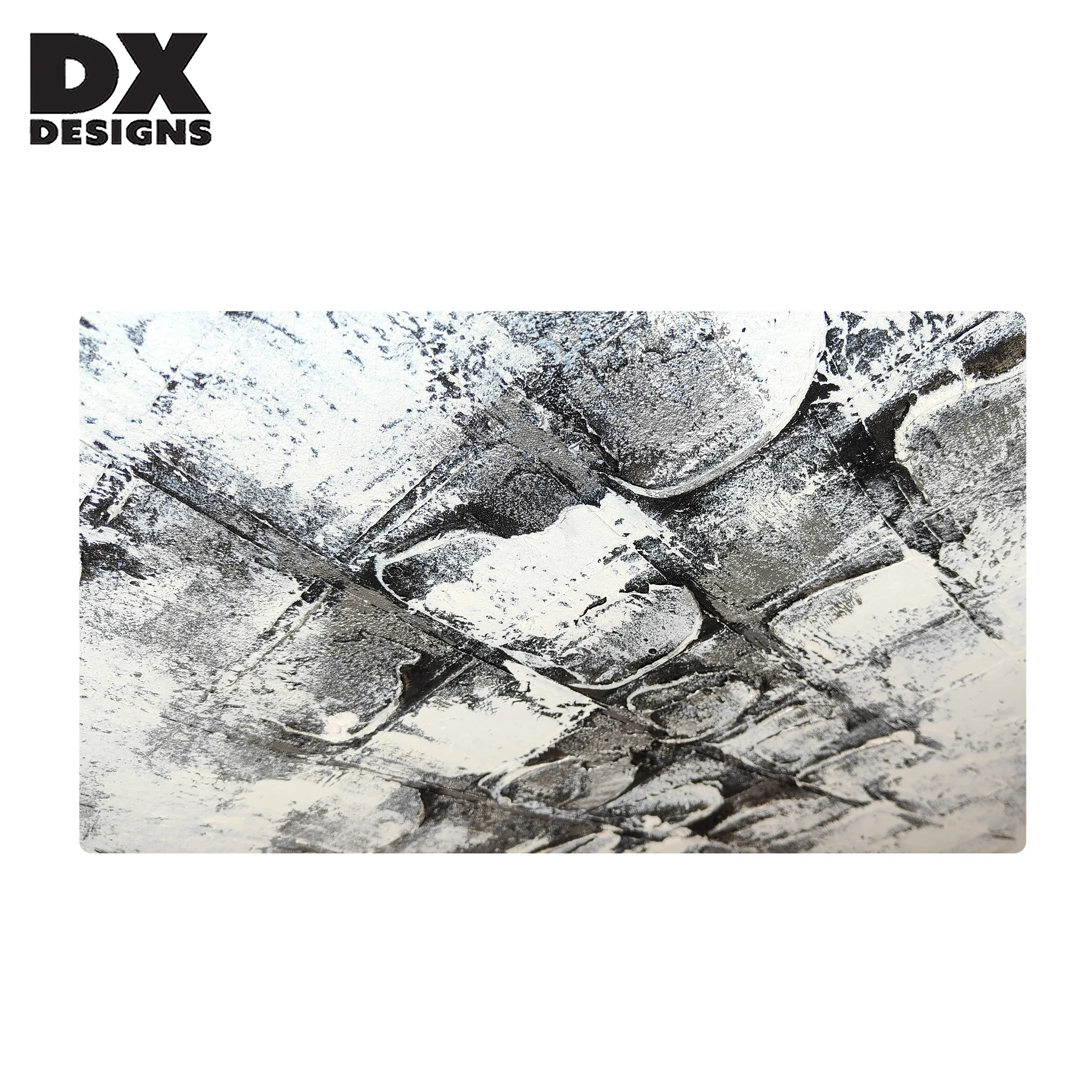 Light Luxury Living Room Vertical Hanging Painting  Pure Hand-Painted Oil Painting  Wall Art