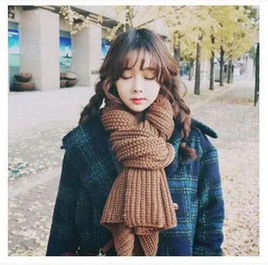 SW12 Ins Fashion Custom Scarfs For Women Outdoor Stylish White Winter Scarf For Women