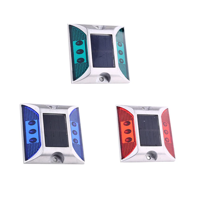 solar road stud light Raised Pavement marker traffic safety reflective cast cat eye solar road studs