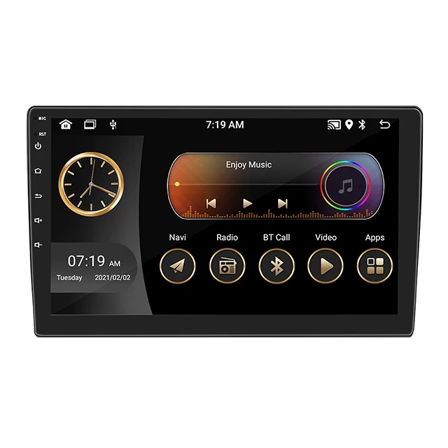 Universal Android Car Player Touch Screen Stereo 2 Din Car Dvd USB BT WIFI 10 Inch Carplay Car Radio Android Player