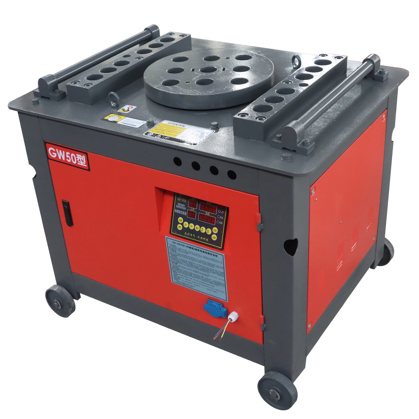 Factory Direct Sale 6-40MM China Stirrup Spiral Bender Wrought Iron Bending Machines Automatic Steel bar Rebar Machine