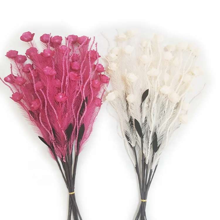
artificial multicolor granulated Phoenixtail Rose Wholesale for wedding decoration home decor 