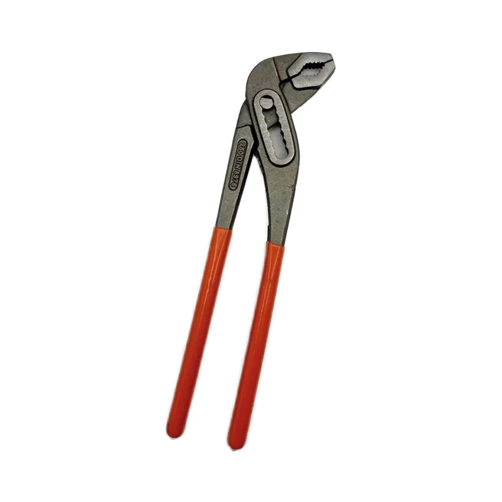 Adjustable Carbon Steel Crimping Plumbing Pliers Factory Supplied Water Pump Groove DIY Serrated Cutting Clamping Metric OEM