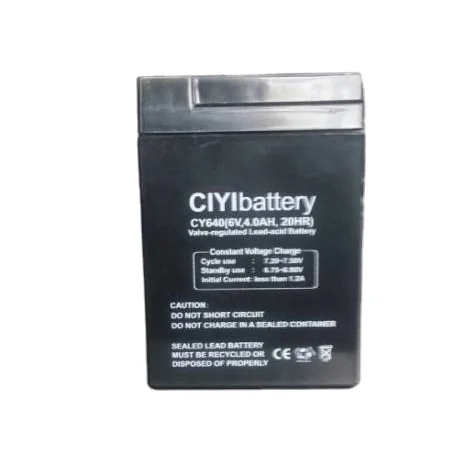Valve Regulated Lead Acid Battery VRLA Battery 6V 4AH