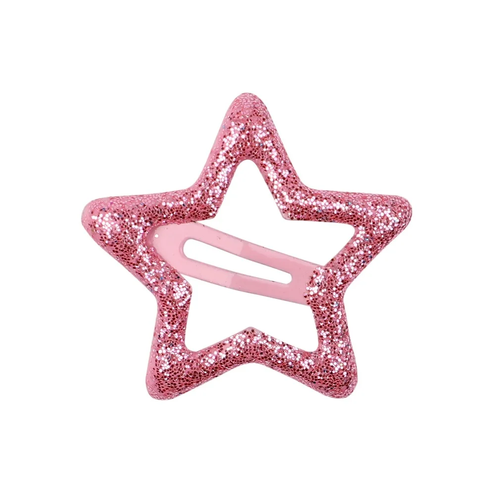 Hair clips Factory hot sales Modern Minimalist sweet style star design sequins decoration small hairpin for kids