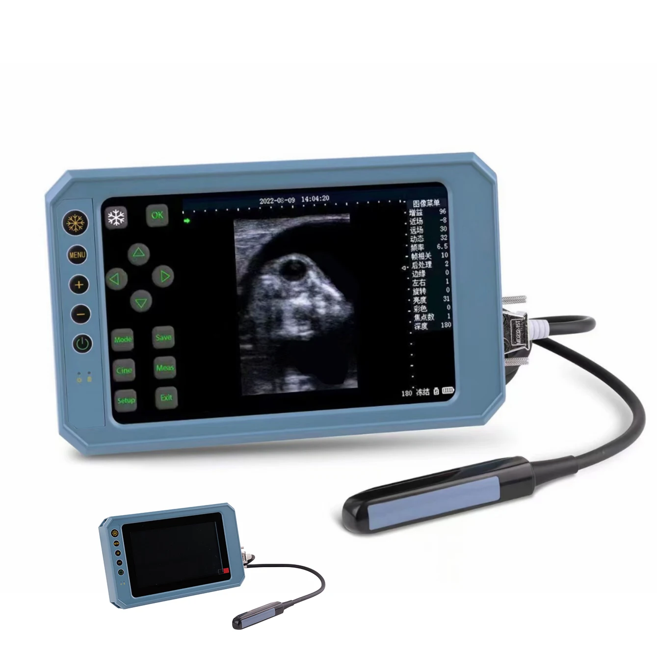 Professional Full Digital Ultrasonic Probe Diagnostic System Medical Portable Small Large Animal Ultrasound