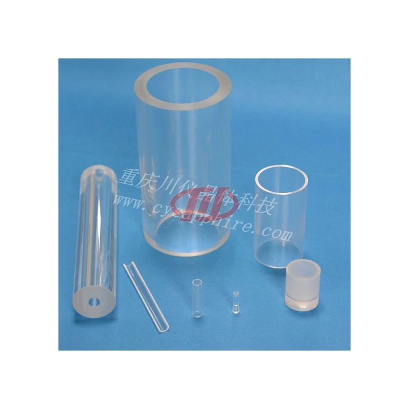 Manufacturer Useful Cylinder High Mechanical Strength Polished Glass Cylinder Tube For Optical