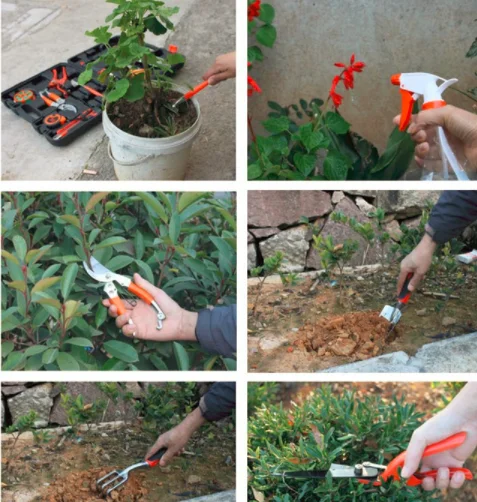 Durable Water Heavy Duty Tool Set Canvas Bag Combination Kit Aluminum Shovel Garden Scissors Bucket Cloth Gardening Tools Bags