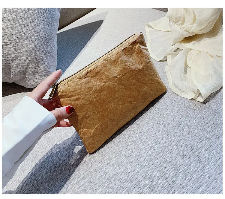 High Quality Casual Handbag Cosmetic Bag Tyvek Dupont Bulk Washable Paper tyvek bag