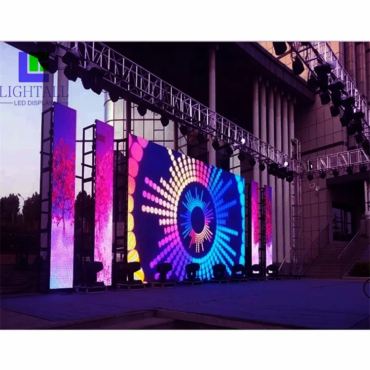 All Weather Resistant Front Service Smd 500*500mm Rental Outdoor P4.8 Led Wall Display For Events