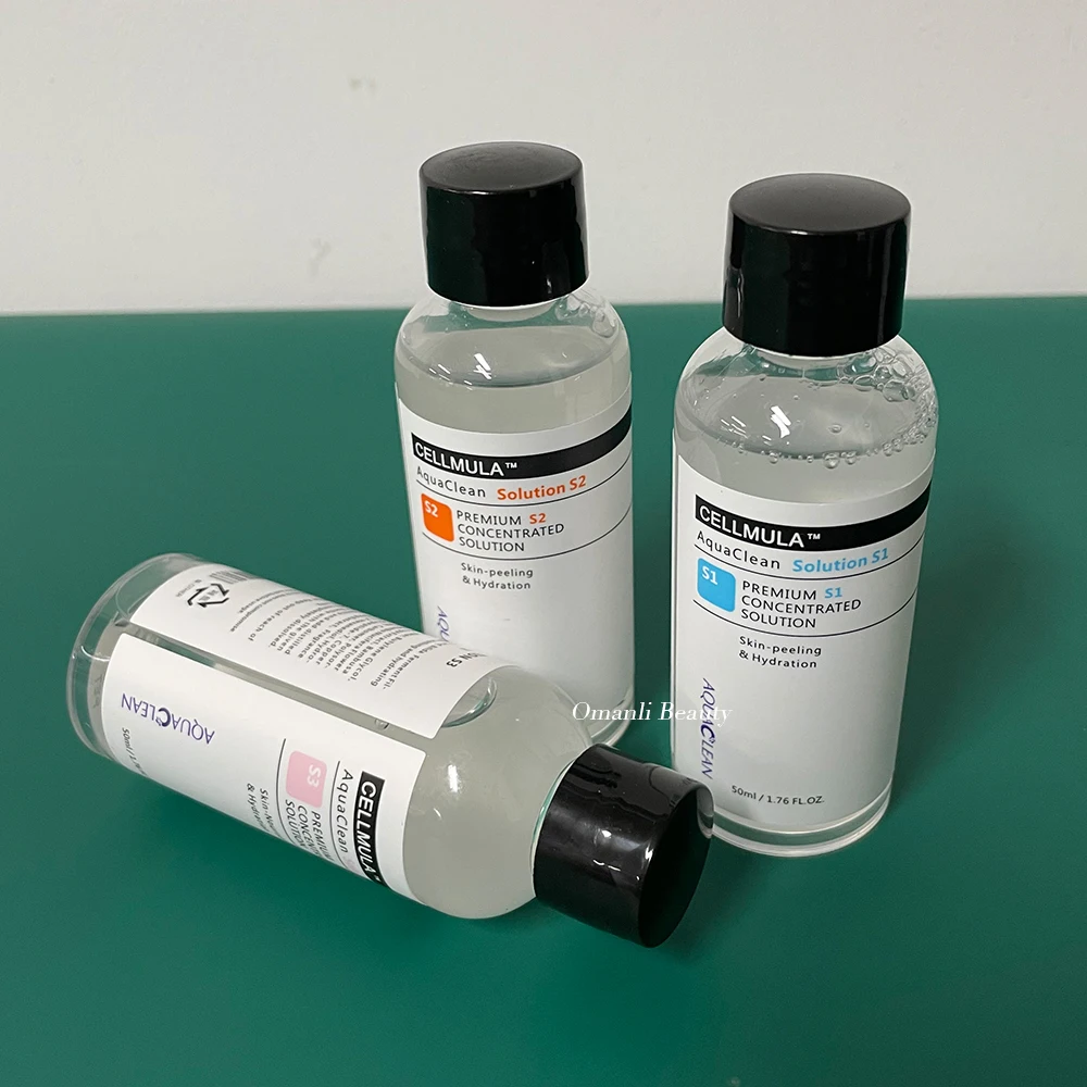 factory lower price hydra aqua clean dermabrasion facial solutions S1 S2 S3