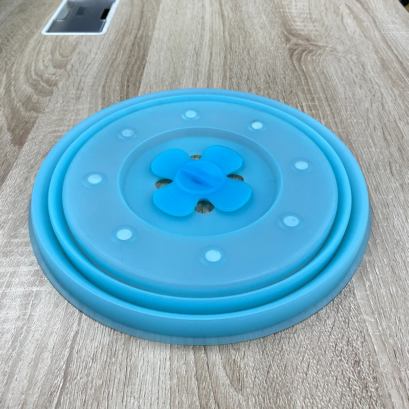 New magnetic Collapsible Silicone Microwave folding Splatter Guard food cover