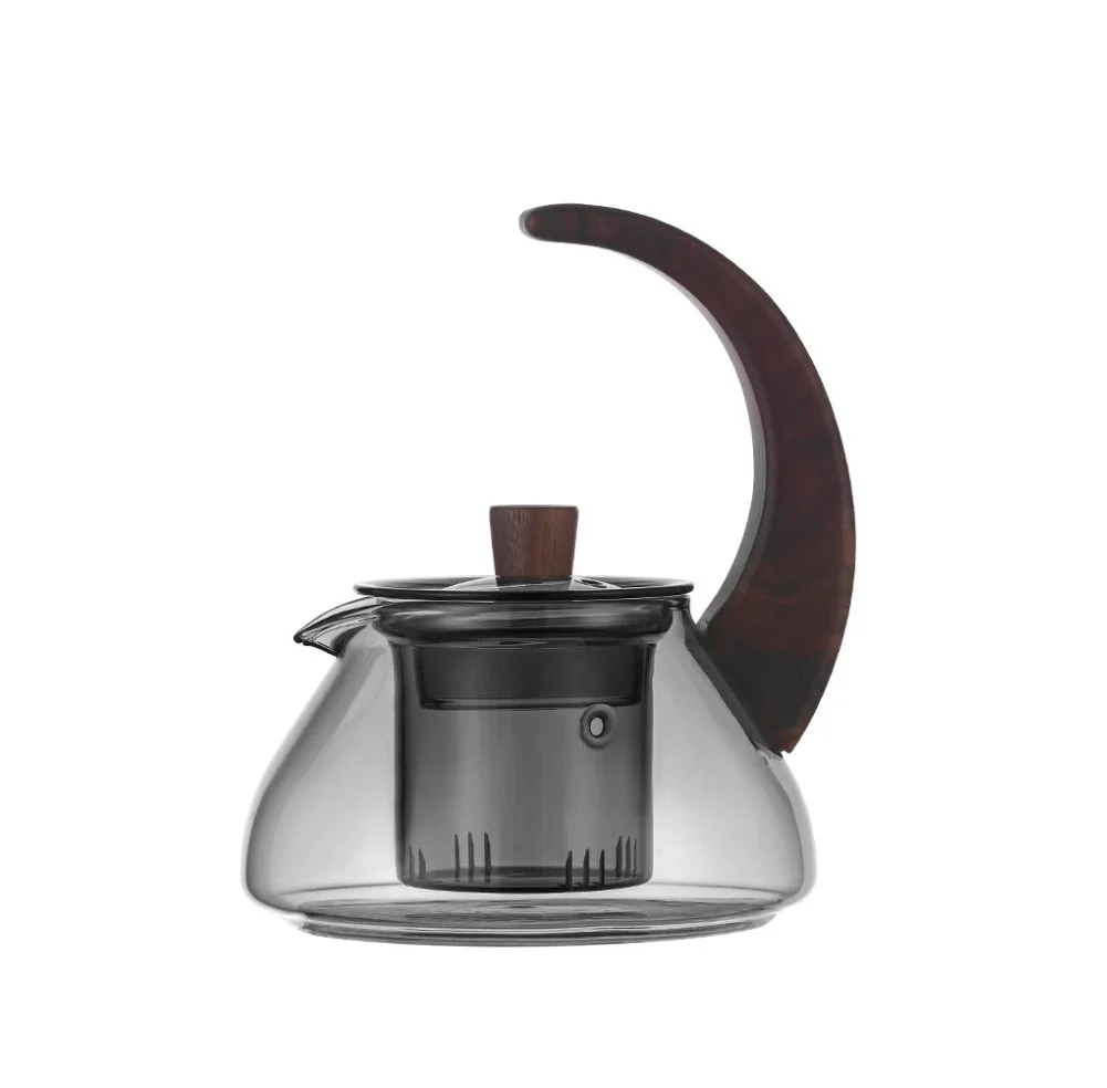 Фабричная оптовая продажа заварочный чайник с деревянной ручкой фильтром