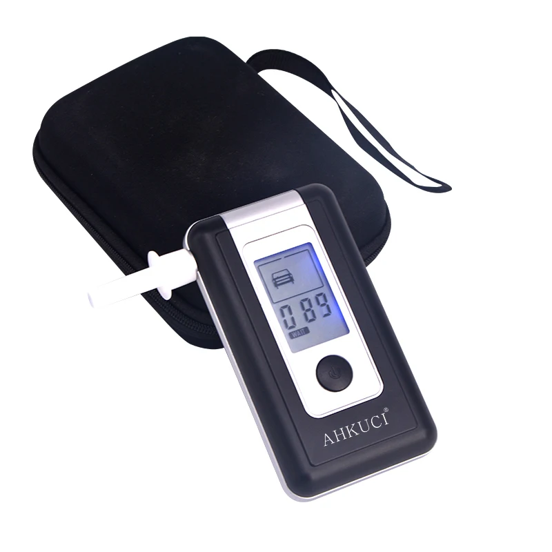 Ahkuci New upgrade Analyzer Fuel Cell  Breathalyzer Alcohol Breath Tester AT-6001F for driving