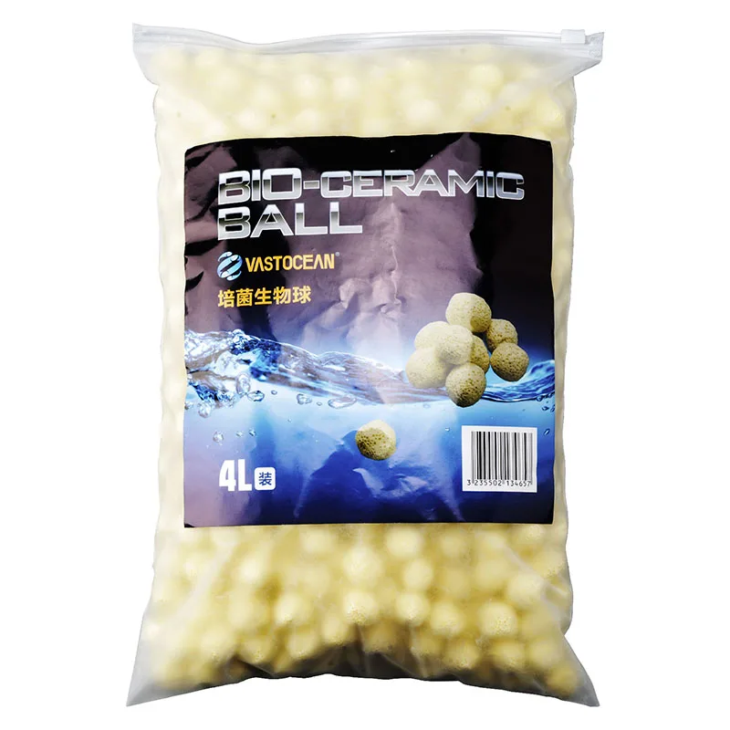 4L Vastocean Aquarium water filter media Glass Ceramic Bio ball