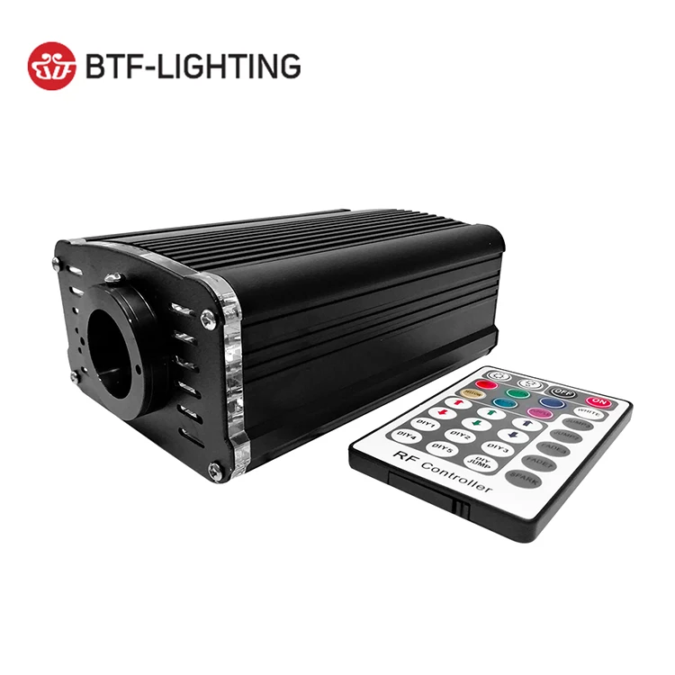  360 Ангел поворотный pixe мерцающий DC12V 18W RGBW волоконно-оптический потолочный светильник Звездный комплект для