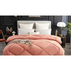 Winter 3 pieces quilt comforter set material polyester simplicity style comforter quilts bedding