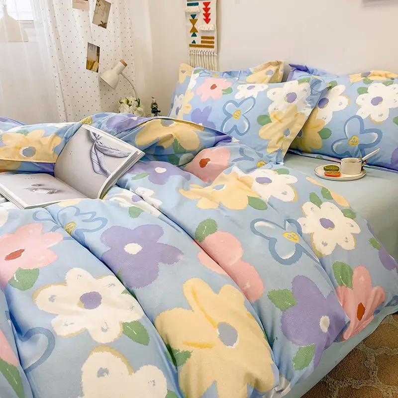 100% polyester printed bedsheet hometextile fabric wholesale microfiber fabric