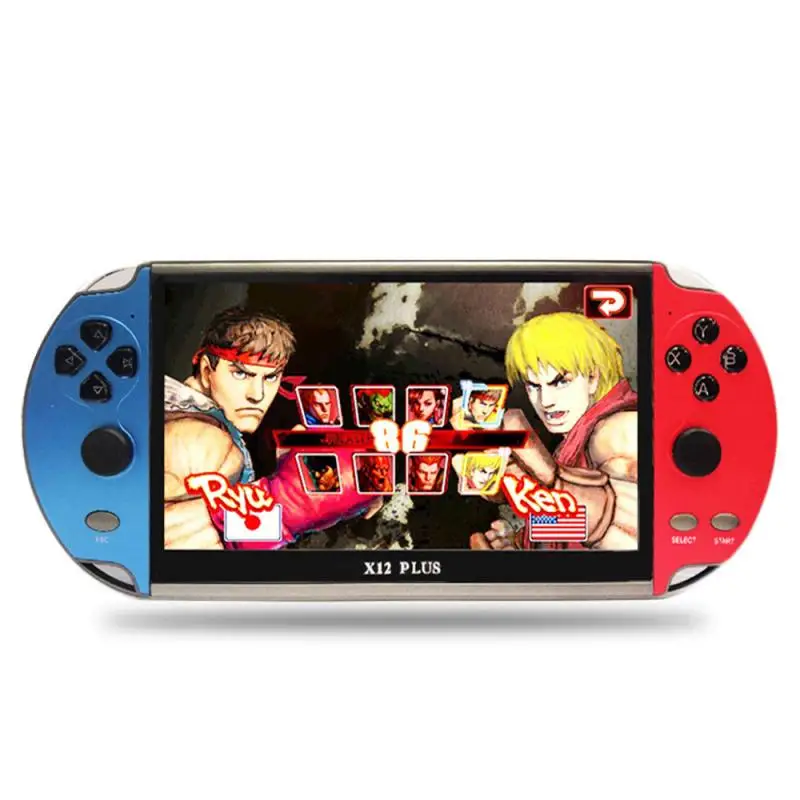 X12plus ТВ классические игры Consola De Juegos X12 плюс 7 дюймов HD дисплей ручные Ретро игровая консоль портативными игровыми консолями для PSP