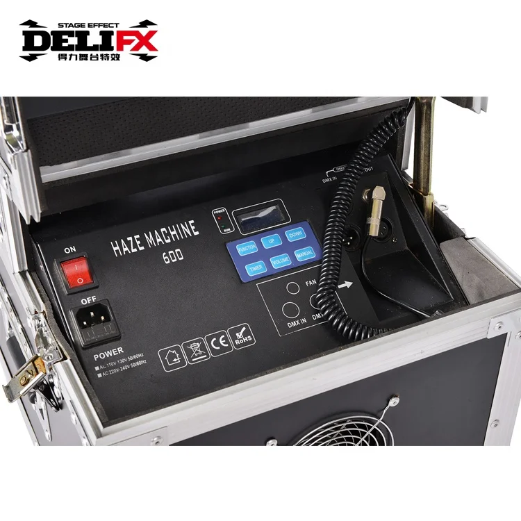 More flected stage lighting fog machine with DMX control oil based FILM LOOK hazer for performances large room theatre party